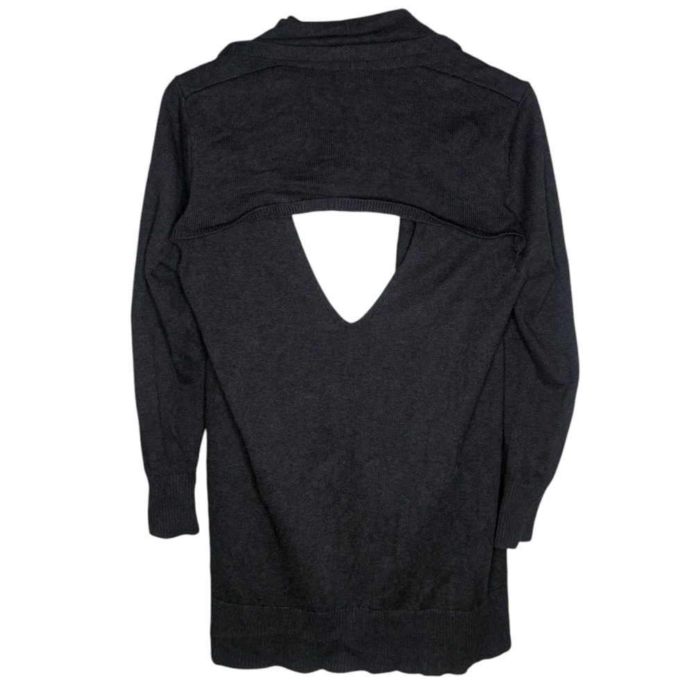 CAbi Victoria sweater navy blue cardigan Open Front women’s size medium - Picture 3 of 6